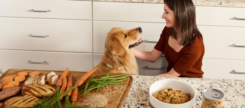 women with the dog