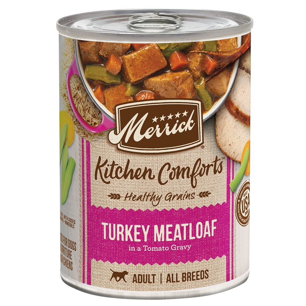 ドッグフード MYMK Kitchen Comforts Turkey Meatloaf Wet Dog Food | Merrick Pet Care