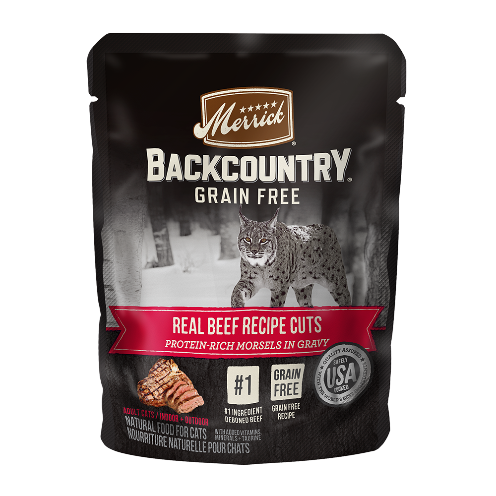 Backcountry Grain Free Beef Wet Cat Food Merrick Pet Care