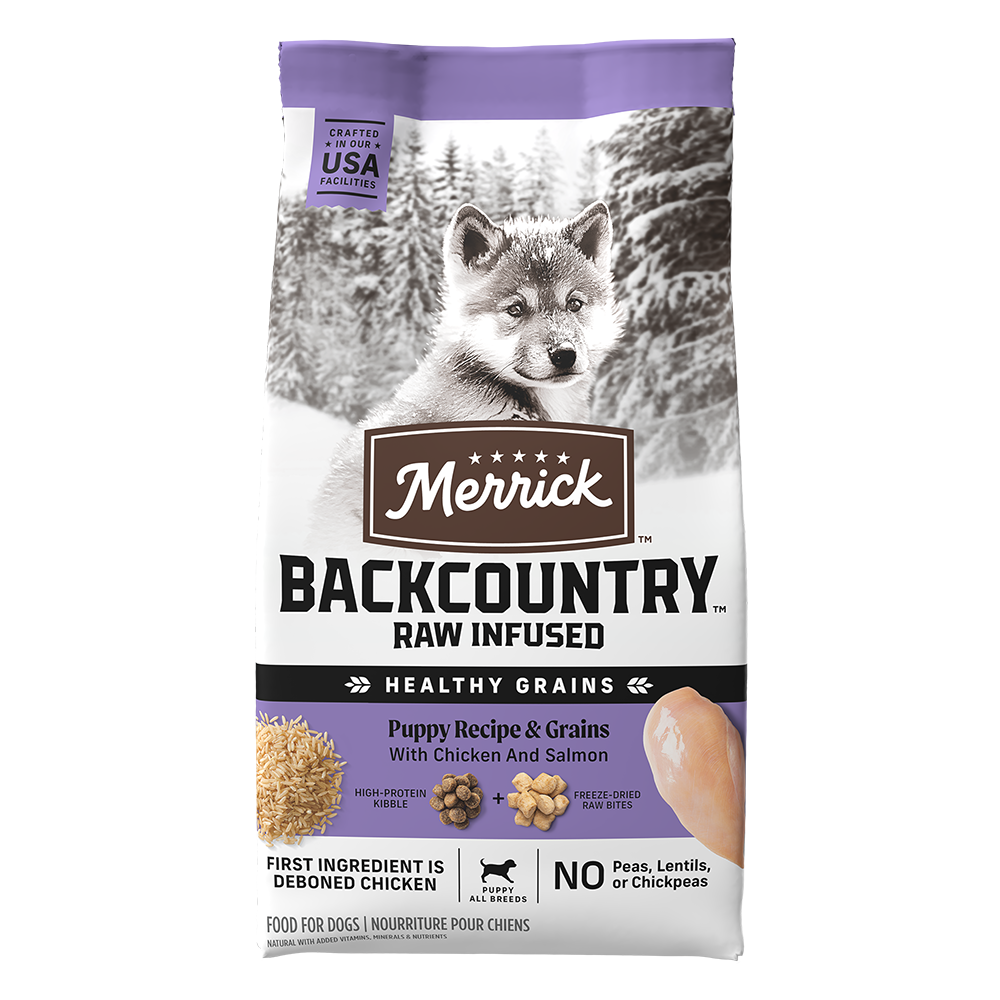 Merrick puppy food serving size hotsell