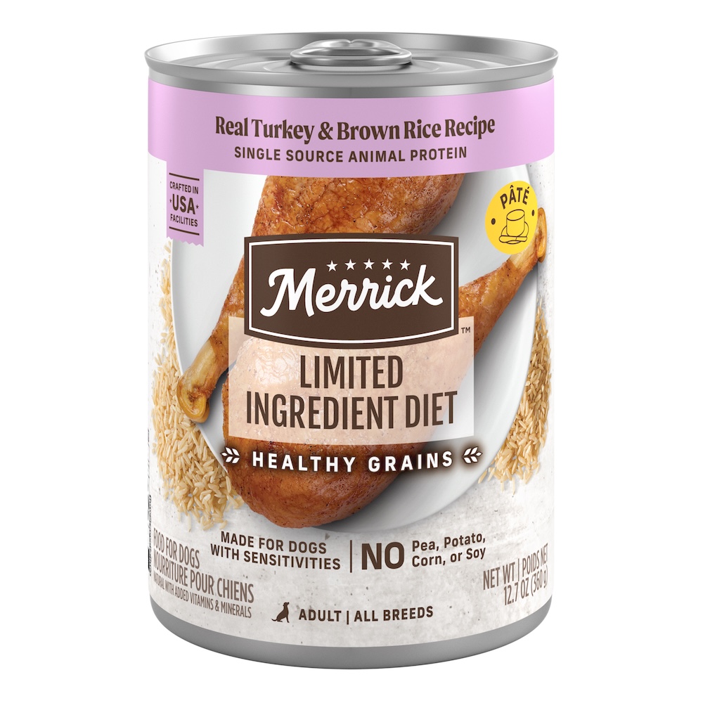 Limited Ingredient Turkey Wet Canned Dog Food Merrick Pet Care