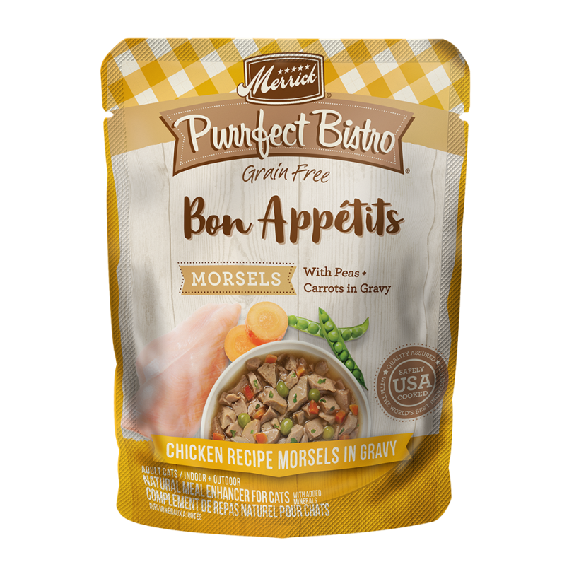 Purrfect Bistro Chicken Chunks Cat Food Topper Merrick Pet Care