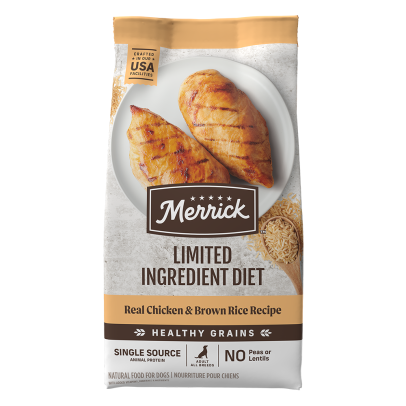 Limited Ingredient Diet Real Chicken & Brown Rice Recipe - Front of bag