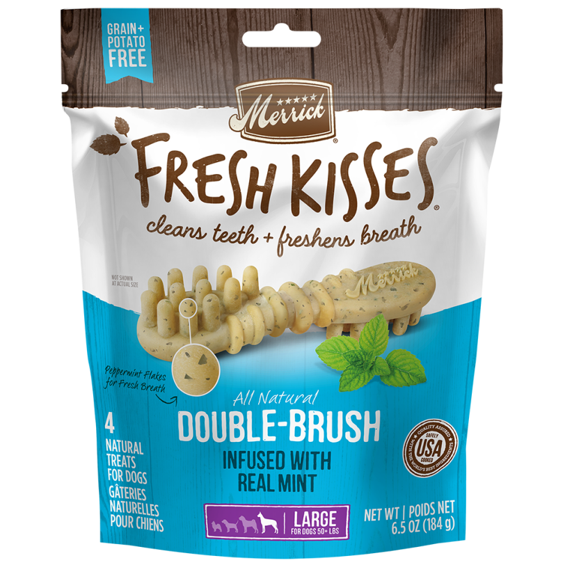 MER Fresh Kisses Pouches Mint Large 6pt5oz Front lg