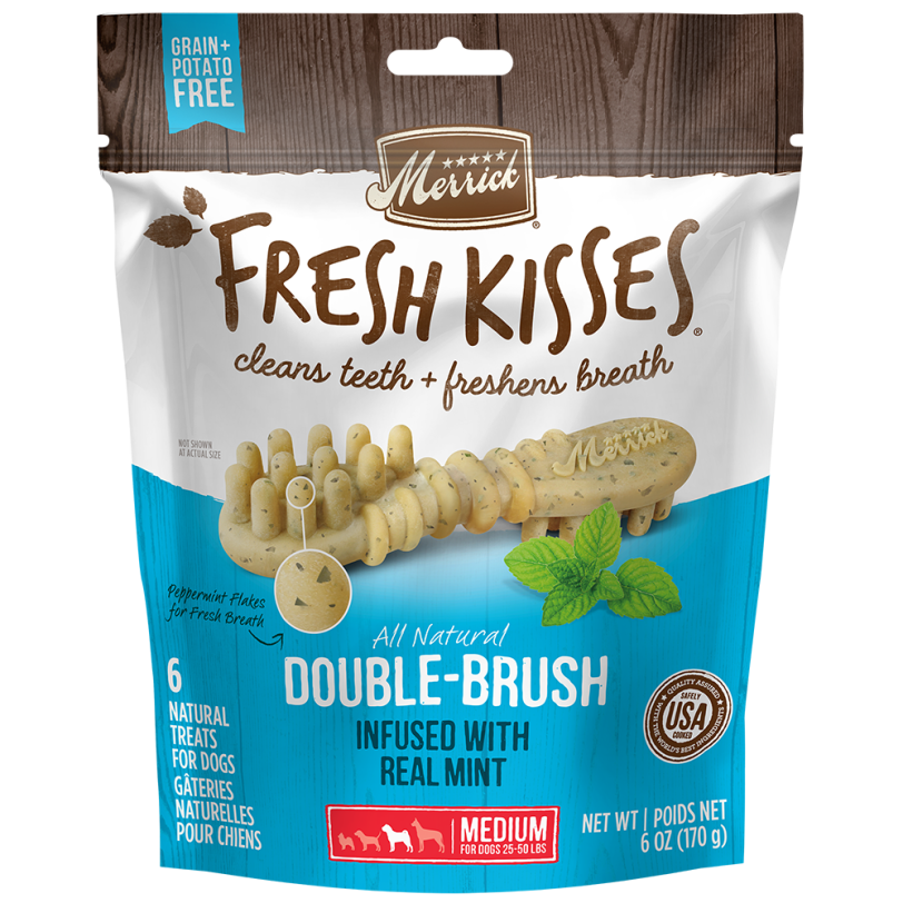 MER Fresh Kisses Pouches Mint Medium 6oz Front lg
