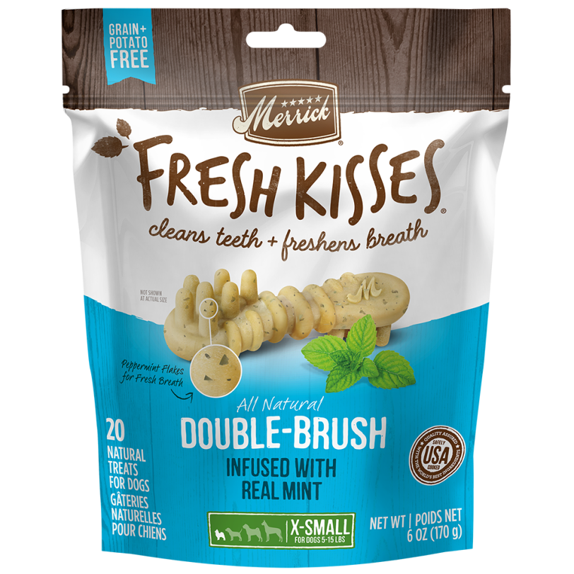 MER Fresh Kisses Pouches Mint XSmall 6oz Front lg