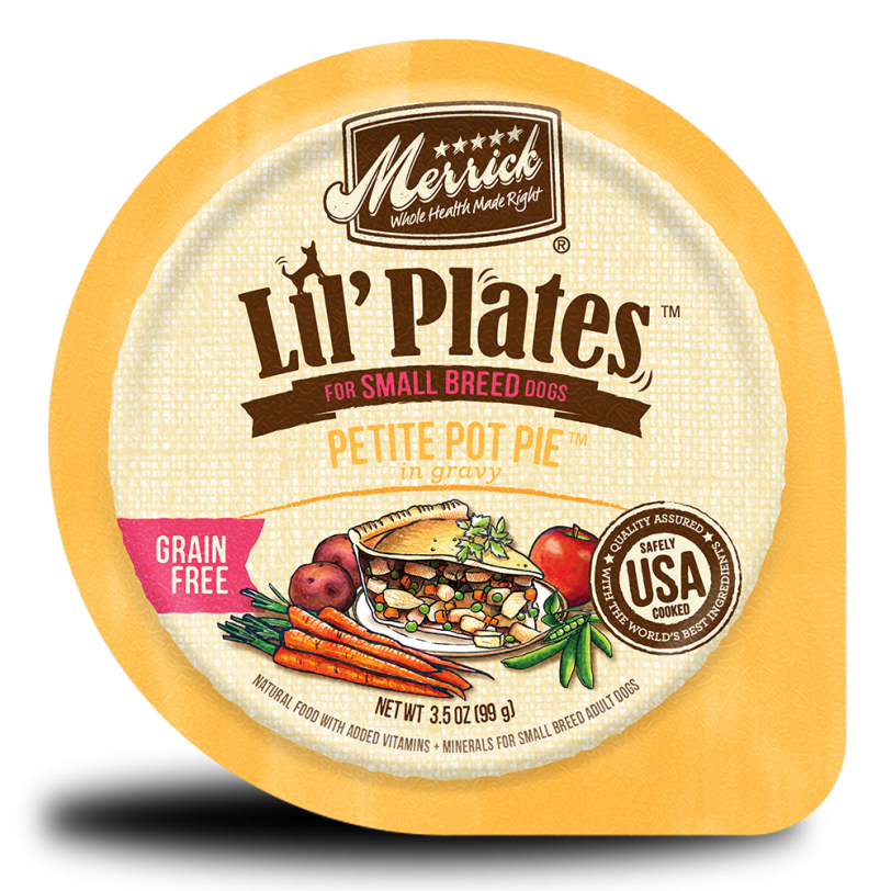 MER Lil Plates GF Cups Petite Pot Pie in Gravy lg