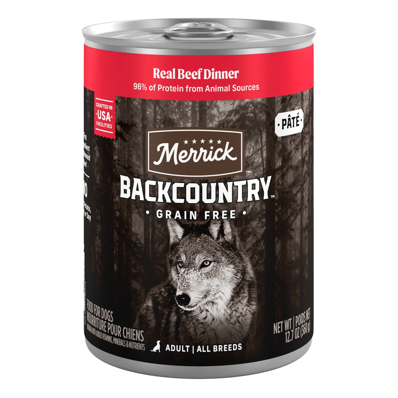 All Backcountry High Protein Wet Dog Food | Merrick Pet Care