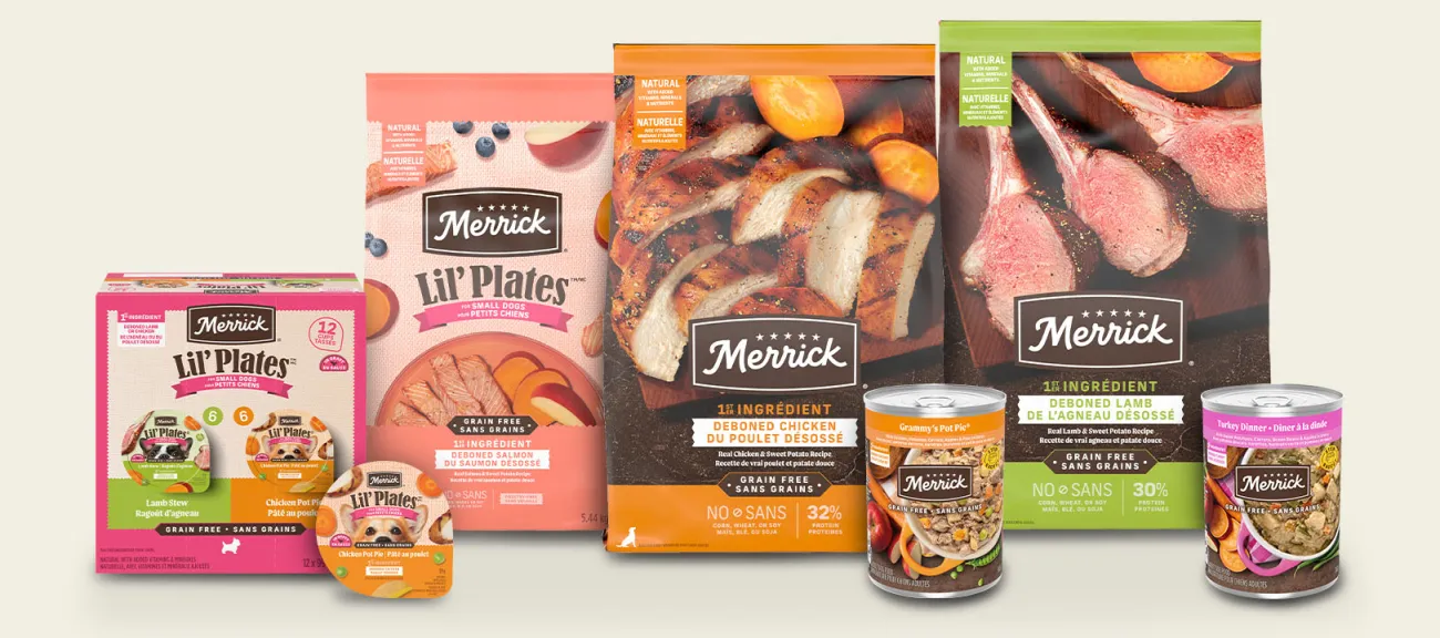 Merrick Canada Dog Food family image