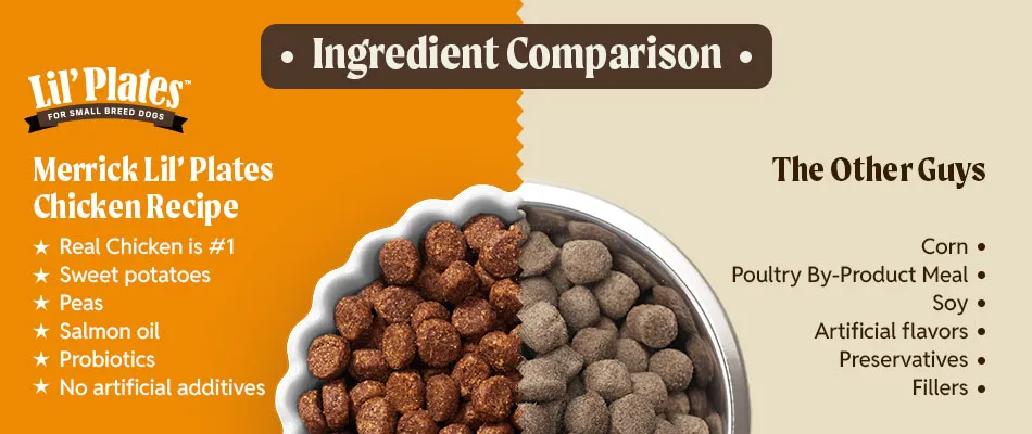 Lil’ Plates ingredient list vs other brands