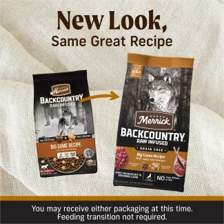 Backcountry Raw Freeze Dried Big Game Dog Food | Merrick Pet Care