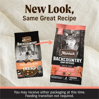 Backcountry Raw Grain Free Pacific Catch Dog Food | Merrick Pet Care