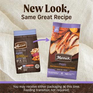 Grain Free Chicken Sweet Potato Dry Puppy Food Merrick Pet Care