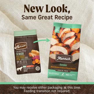 Grain Free Real Chicken and Sweet Potato Senior Dry Dog Food