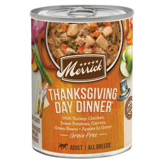 Grain Free Thanksgiving Day Dinner In Gravy Wet Dog Food