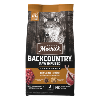 Merrick Backcountry Big Game Grain Free Real Lamb & Venison Jerky Dog Treats Merrick Backcountry Big Game Grain Free Real Lamb & Venison Jerky Dog Treats