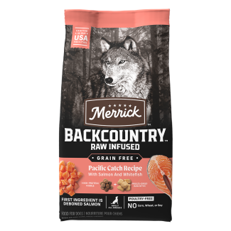 Backcountry Raw Grain Free Pacific Catch Dog Food Merrick Pet Care