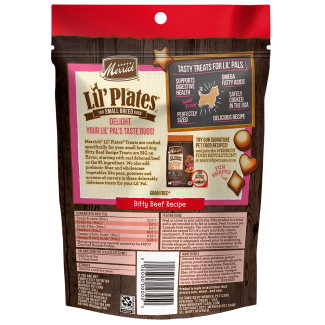 Merrick Lil' Plates Grain Free Bitty Beef Dog Treats Merrick Lil' Plates Grain Free Bitty Beef Dog Treats