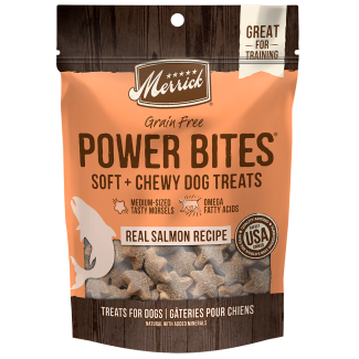 Merrick Power Bites Grain Free Salmon Dog Treats Merrick Power Bites Grain Free Salmon Dog Treats