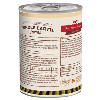 Whole Earth Farms Grain Free Red Meat Wet Dog Food Merrick Pet Care