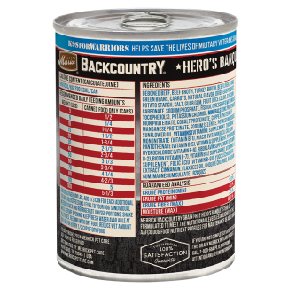 Backcountry Grain Free Hero s Banquet Wet Dog Food Merrick Pet Care