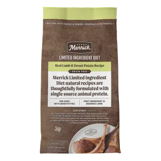 Merrick Premium Grain Free Dry Adult Dog Food, Real Texas Beef And Sweet Potato - 22.0 Pound Bag | Pet Supplies Plus