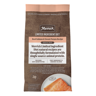 Merrick limited ingredient salmon top