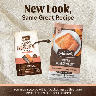 Merrick Limited Ingredient Diet Grain-Free Real Salmon + Sweet Potato Recipe Dry Dog Food Merrick Limited Ingredient Diet Grain-Free Real Salmon + Sweet Potato Recipe Dry Dog Food