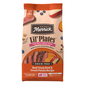 Lil Plates Small Breed Freeze Dried Beef Dog Food Merrick Pet Care
