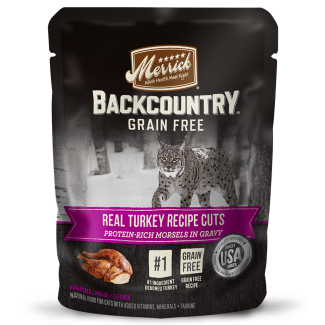 Merrick Backcountry Grain Free Real Chicken Cuts Recipe Cat Food Pouch