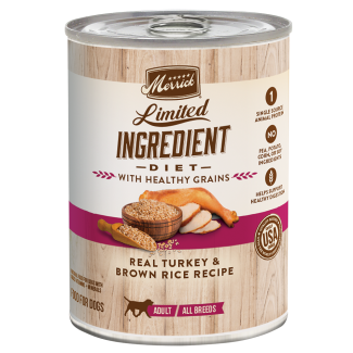 Limited Ingredient Turkey Wet Canned Dog Food Merrick Pet Care