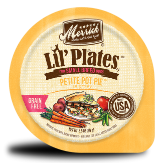 Merrick Lil' Plates Grain-Free Small Breed Wet Dog Food Petite Pot Pie Merrick Lil' Plates Grain-Free Small Breed Wet Dog Food Petite Pot Pie