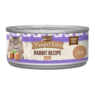 Merrick Purrfect Bistro Rabbit Pate Grain-Free Canned Cat Food Merrick Purrfect Bistro Rabbit Pate Grain-Free Canned Cat Food