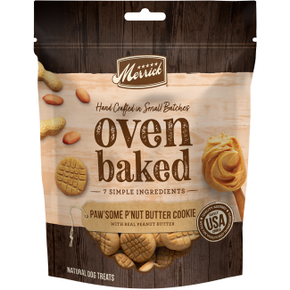 Merrick Oven Baked Paw'some Peanut Butter Dog Treats Merrick Oven Baked Paw'some Peanut Butter Dog Treats