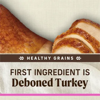 healthy grains, first ingredient is deboned turkey