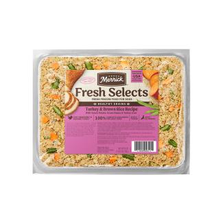 Fresh Selects Chicken &amp; Brown Rice Recipe with Sweet Potato, Kale &amp; Turkey Liver front of package