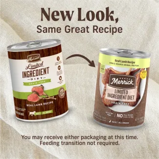 Grain Free Limited Ingredient Lamb Wet Dog Food | Merrick Pet Care