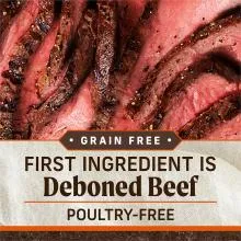 Grain free deboned beef poultry-free