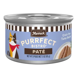Merrick Purrfect Bistro Grain Free Tuna Pate package.