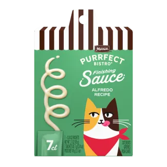 Merrick Purrfect Bistro Finishing Sauce Alfredo Recipe package.