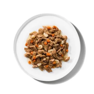 Merrick Bistro Braised Pork, Carrot and Barley Recipe Grilled in Sauce product. 