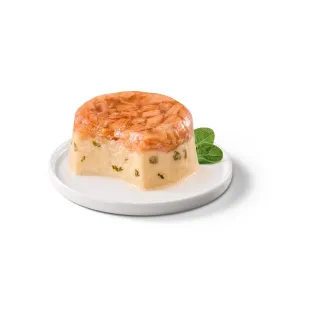  Merrick Purrfect Bistro Petite Parfaits in Glaze Chicken Mousse with Sockeye Salmon product. 