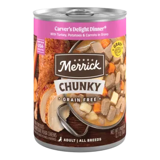 Merrick Carver's Delight Dinner packaging.