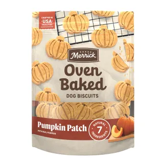 Oven Baked Pumpkin Patch With Real Pumpkin Dog Treats.