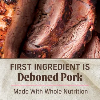 First ingredient is deboned pork.