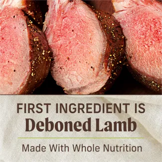 First ingredient is deboned lamb