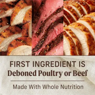 First ingredient is deboned poultry or beef