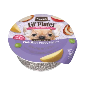 Merrick Lil' Plates Pint Sized Puppy Plate package.