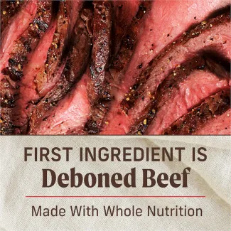 First ingredient is deboned beef.