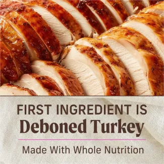 First ingredient is deboned turkey.